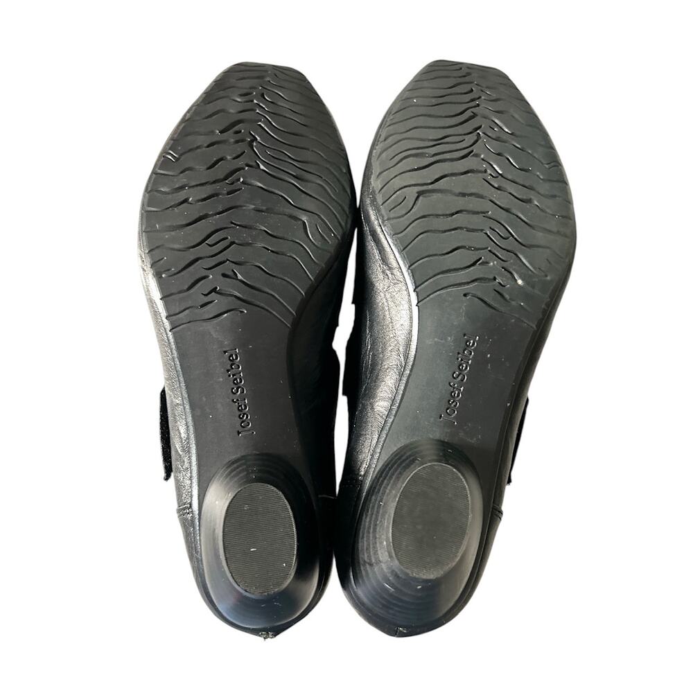 Josef Seibel Size US 7.5/ EU 38 Black Leather Tina Slip On European‎ Pump Bootie - Picture 6 of 8